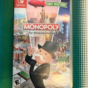 Monopoly for Nintendo Switch by Ubisoft - Red, Black, White